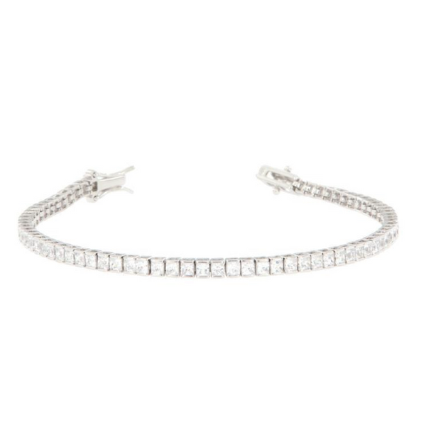 BRACCIALE ARGENTO ZIRCONE TENNIS CARRE'