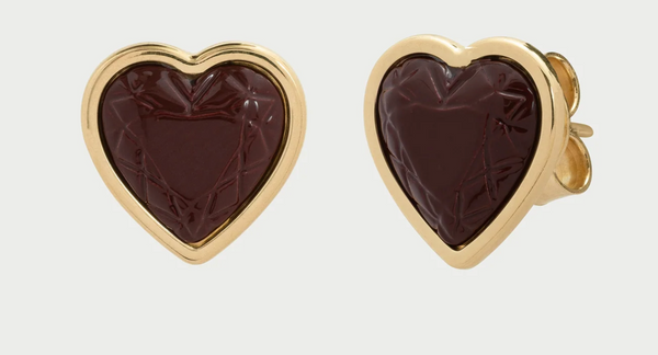 Orecchini choco lobo cuore