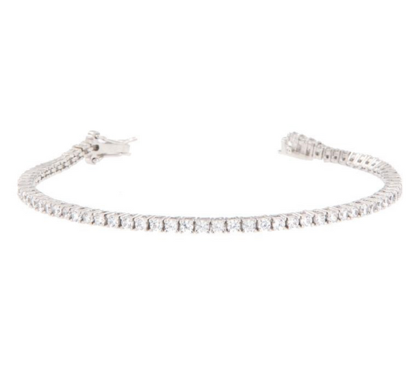 BRACCIALE ARGENTO ZIRCONE TENNIS