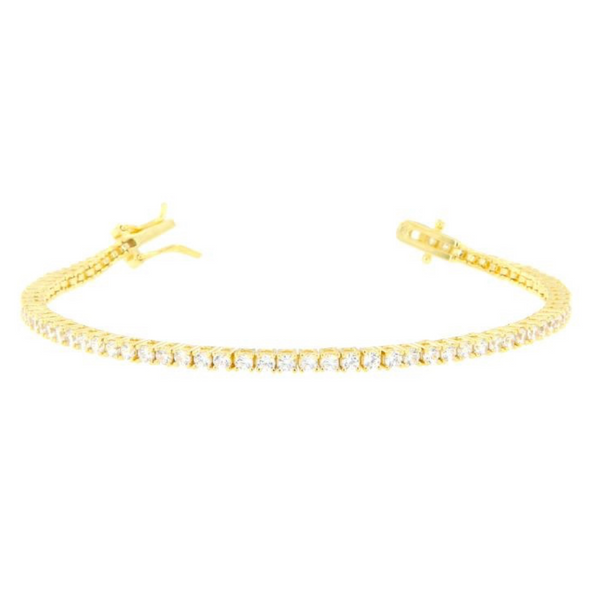 BRACCIALE ARGENTO ZIRCONE TENNIS